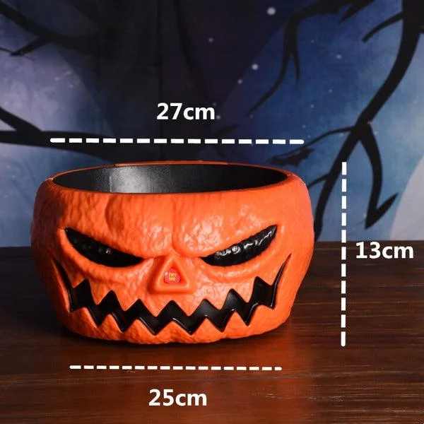 Halloween Dress Up Electric Talking Pumpkin Candy Bowl -  - #tag1#