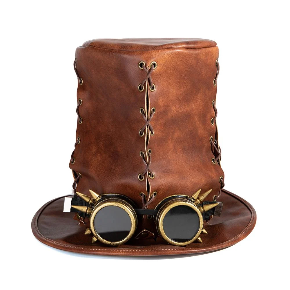 Halloween European and American vintage old top hat -  - #tag1#