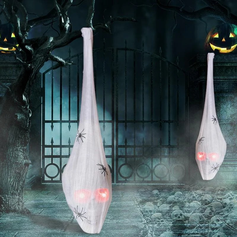 Halloween Event Decoration Luminescent Spider Cotton Head -  - #tag1#