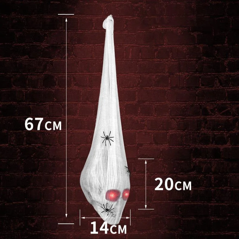 Halloween Event Decoration Luminescent Spider Cotton Head -  - #tag1#