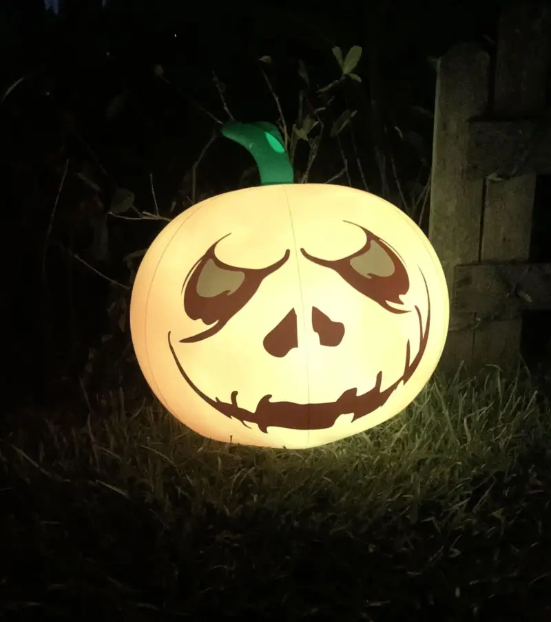 Halloween Eye and Plug in Pumpkin Decoration tag1