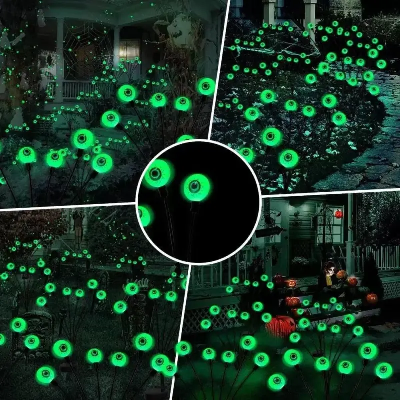 Halloween Eyeballs Terror Solar Lights IP65 Waterproof tag1