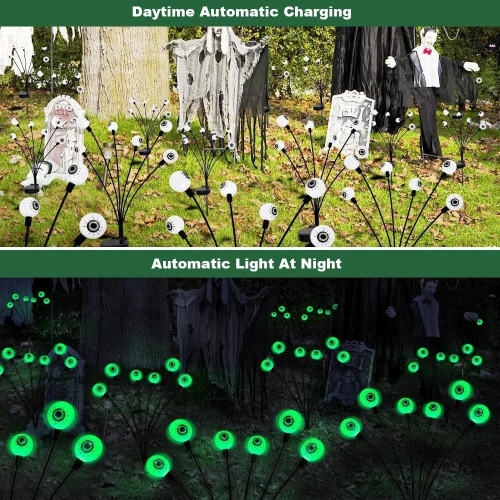Halloween Eyeballs Terror Solar Lights IP65 Waterproof -  - #tag1#