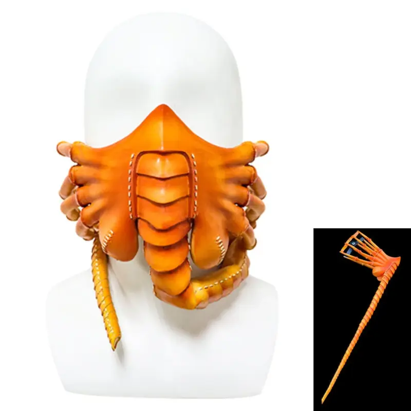 Halloween Face Worm Heterosexual Scorpion Mask tag1