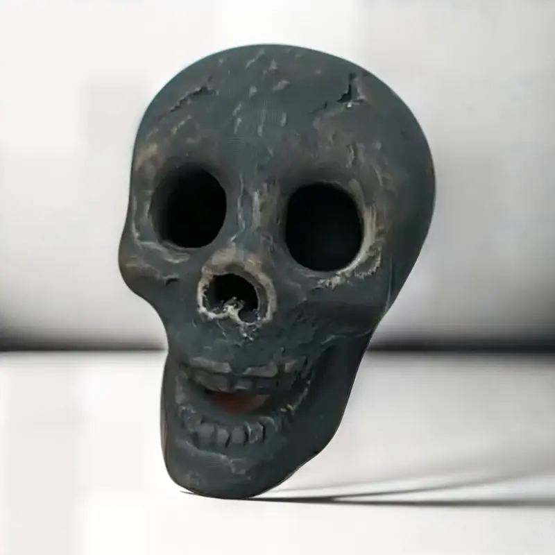 Halloween Fire Pit Skulls Reusable Ceramic Skull Bonfire tag1
