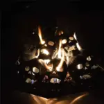Halloween Fire Pit Skulls Reusable Ceramic Skull Bonfire tag1