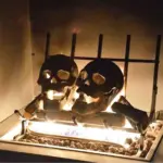 Halloween Fire Pit Skulls Reusable Ceramic Skull Bonfire tag1
