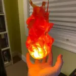 Halloween Floating Fireball Flame Ornaments Creative Props Party Role Playing Halloween Party Decoration tag1