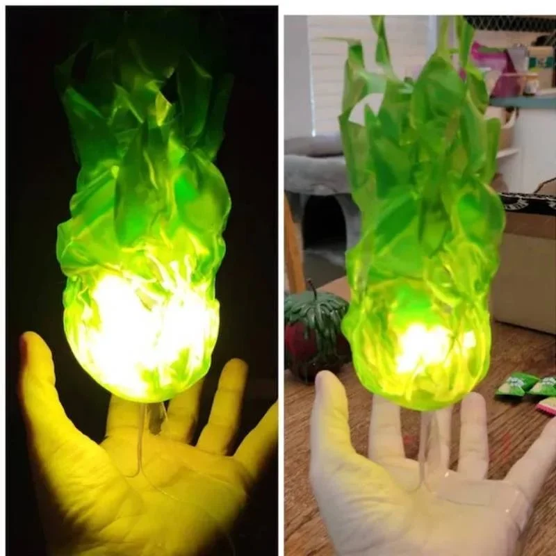 Halloween Floating Fireball Prop - LED Glowing Fireball Ornament -  - #tag1#