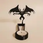Halloween Fun Candle Holder Decorations tag1