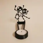 Halloween Fun Candle Holder Decorations tag1