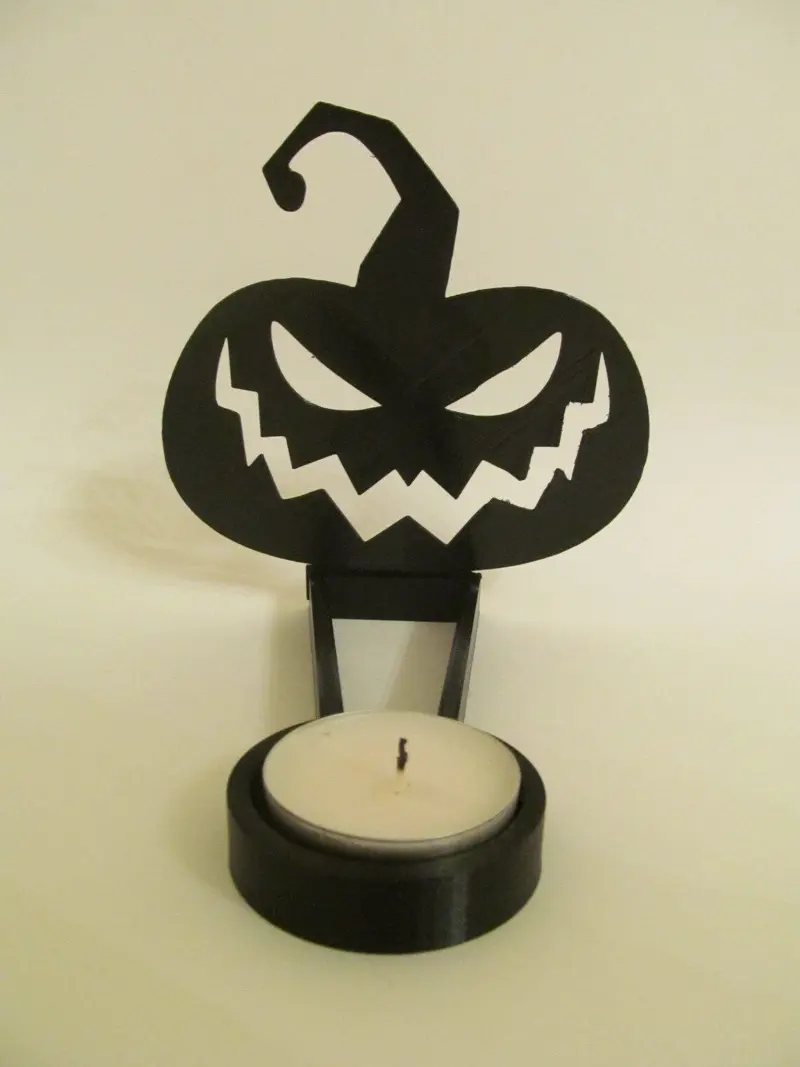 Halloween Fun Candle Holder Decorations tag1