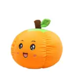Halloween Funny Devil Pumpkin Pillow tag1