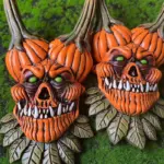 Halloween Funny Skull Wall Hangings tag1
