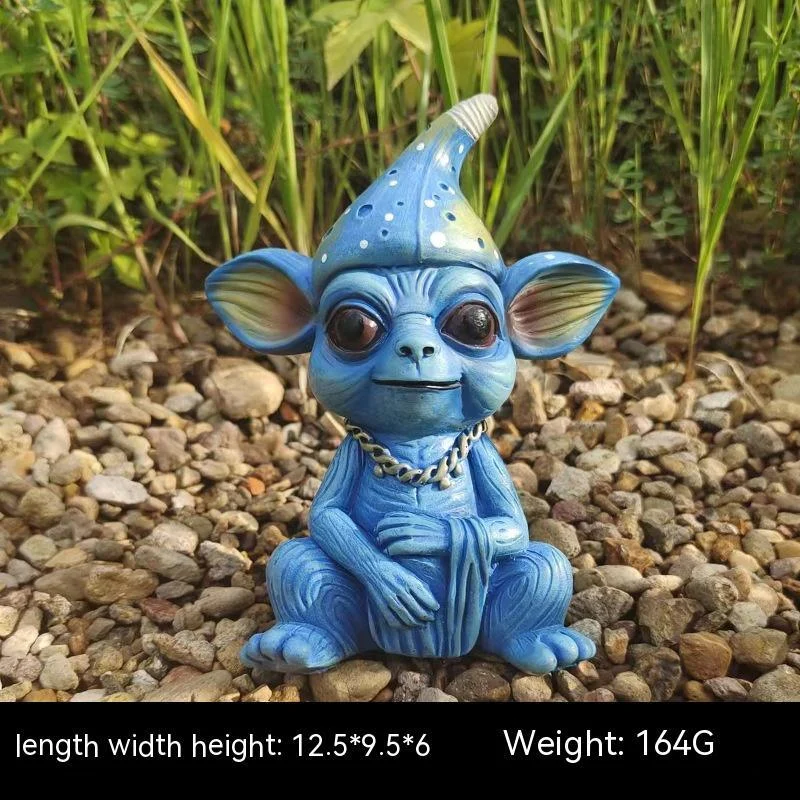 Halloween Garden Decoration Alien Statue Garden Garden Garden Decoration -  - #tag1#