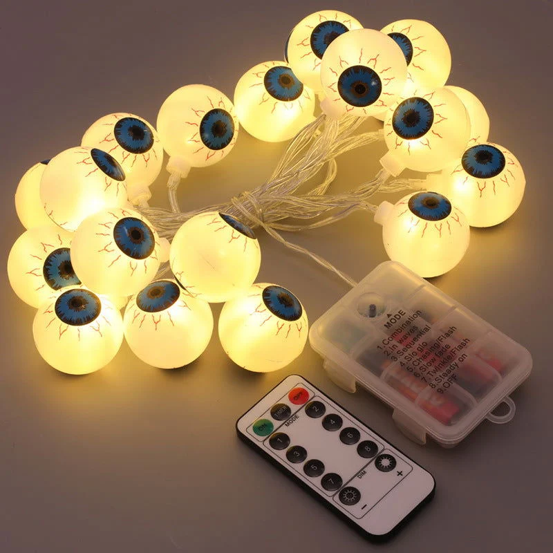 Halloween Ghost Eyeballs Led String Lamp -  - #tag1#