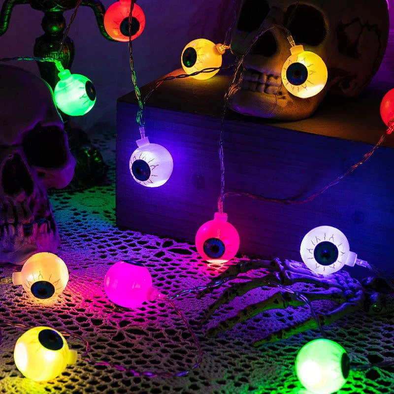 Halloween Ghost Eyeballs Led String Lamp -  - #tag1#