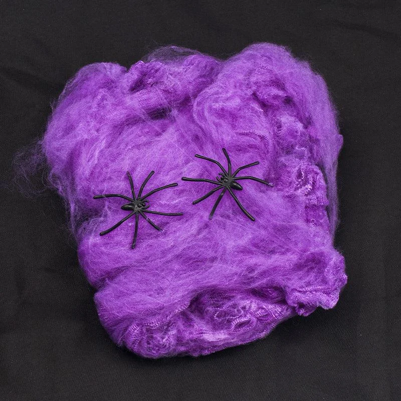 Halloween Ghost Festival Spider Cotton Haunted House Bar Scene Layout Decoration Supplies -  - #tag1#