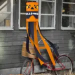 Halloween Ghost Wind chimney flag tag1