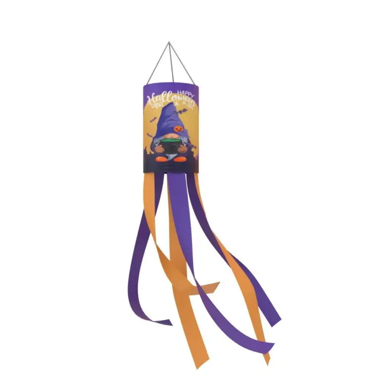 Halloween Ghost Wind chimney flag tag1