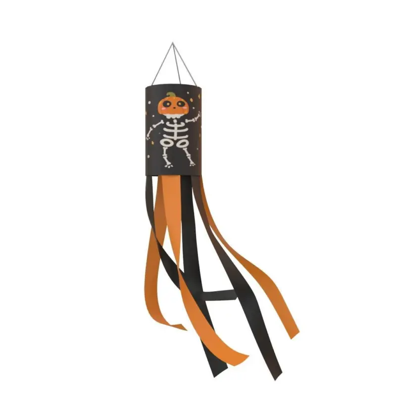 Halloween Ghost Wind chimney flag tag1