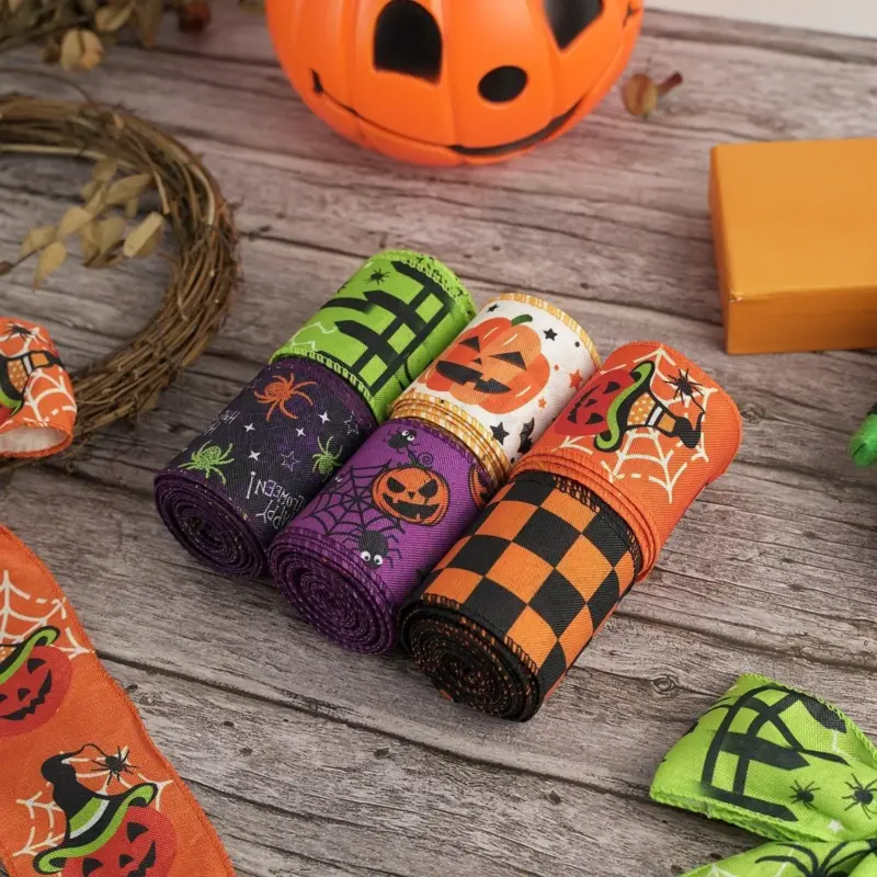 Halloween Gift Packaging Ribbon Suit tag1