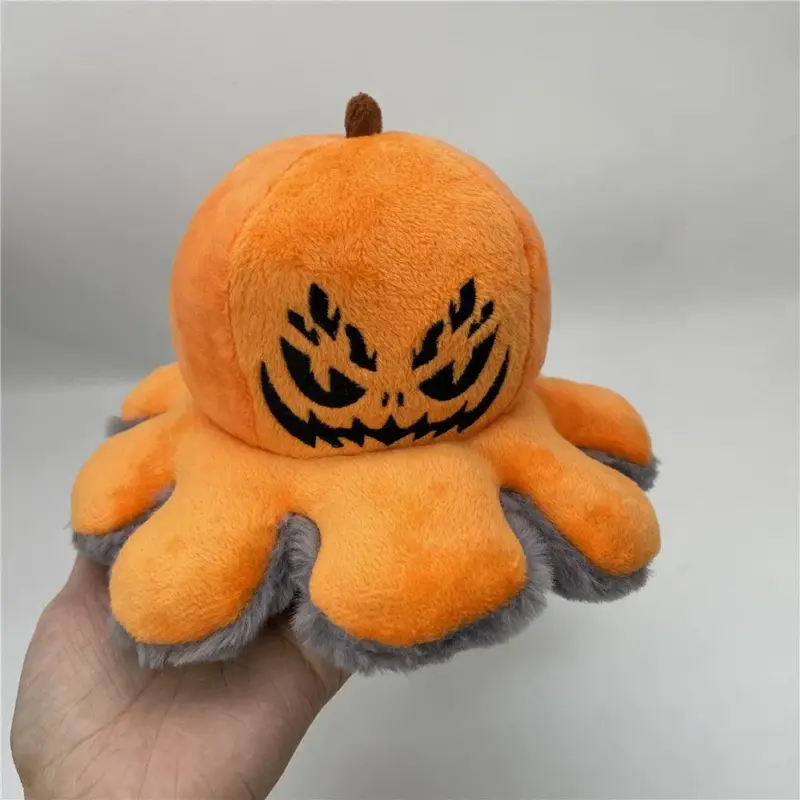 Halloween Gift Pumpkin Figurine Doll Plush Toy tag1