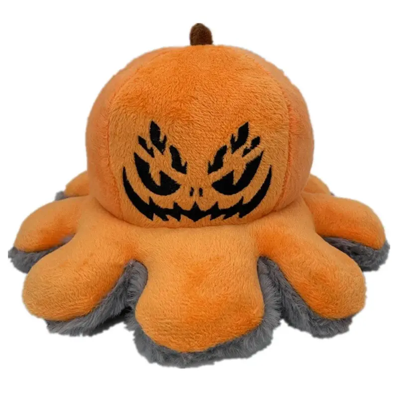 Halloween Gift Pumpkin Figurine Doll Plush Toy tag1