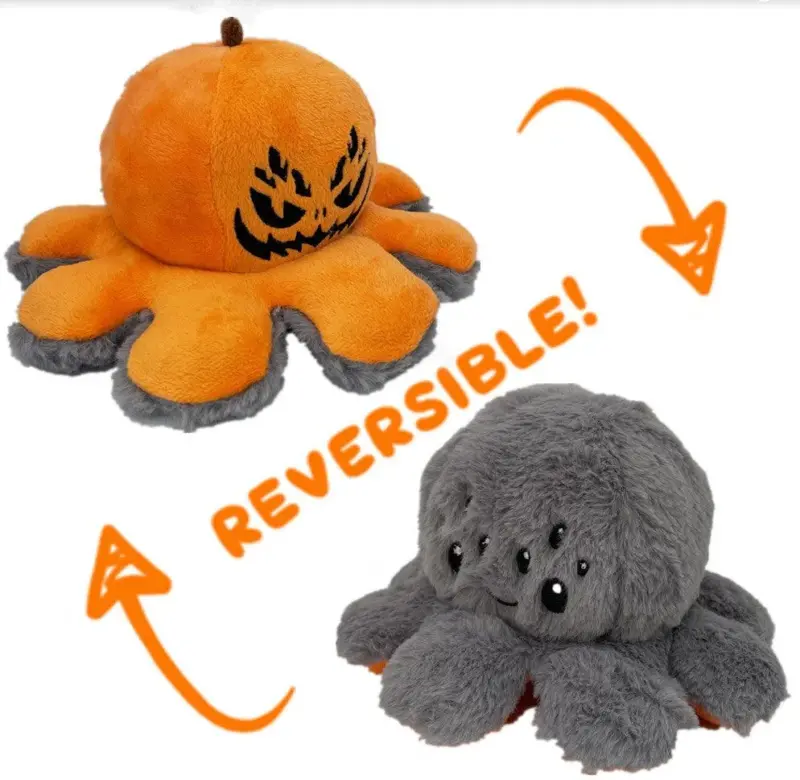 Halloween Gift Pumpkin Figurine Doll Plush Toy tag1
