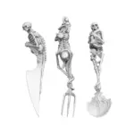 Halloween Gift Skeletal Cutlery Sets tag1