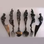Halloween Gift Skeletal Cutlery Sets tag1