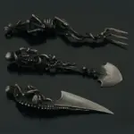Halloween Gift Skeletal Cutlery Sets tag1