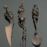 Halloween Gift Skeletal Cutlery Sets tag1