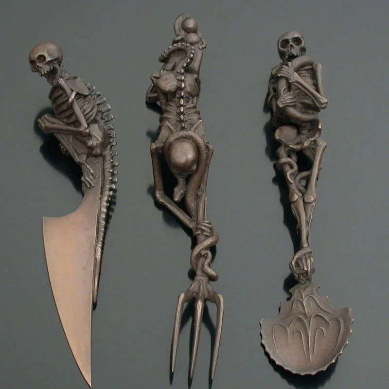 Halloween Gift Skeletal Cutlery Sets -  - #tag1#