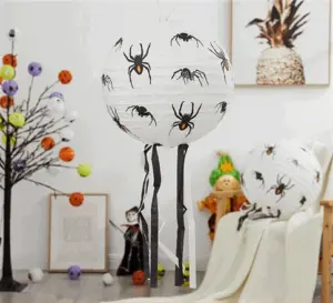 Halloween Glowing Paper String Props Decoration