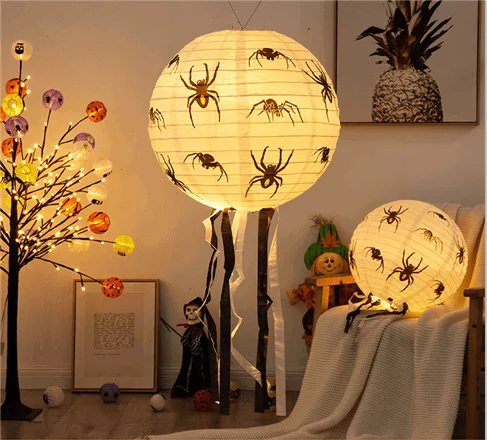 Halloween Glowing Paper String Props Decoration -  - #tag1#