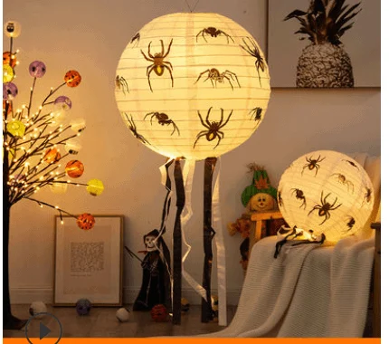 Halloween Glowing Paper String Props Decoration -  - #tag1#