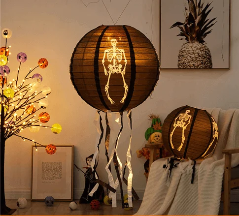 Halloween Glowing Paper String Props Decoration -  - #tag1#