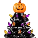 Halloween Glowing Tree Ornaments Gifts tag1