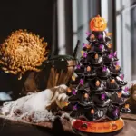 Halloween Glowing Tree Ornaments Gifts tag1