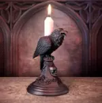 Halloween Gothic Candle Holder Ornament tag1