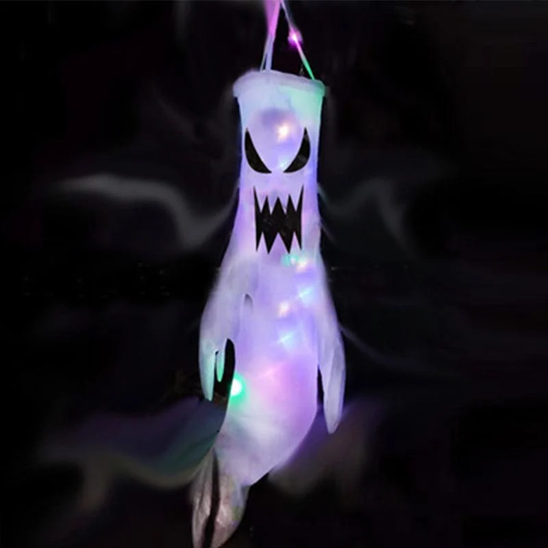 Halloween Hair Dryer Ghost Flag Polyester Ghost Flag Easter Ghost Face Hair Dryer