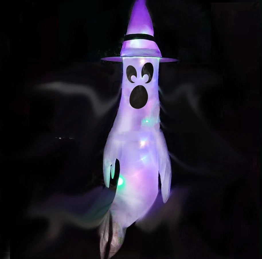 Halloween Hair Dryer Ghost Flag Polyester Ghost Flag Easter Ghost Face Hair Dryer tag1