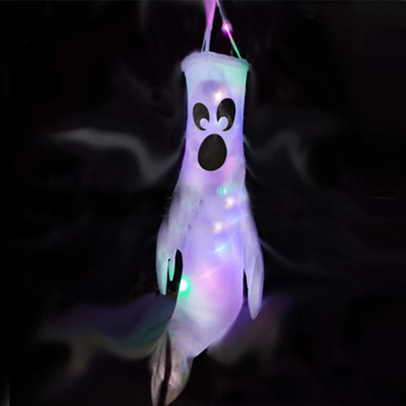 Halloween Hair Dryer Ghost Flag Polyester Ghost Flag Easter Ghost Face Hair Dryer tag1