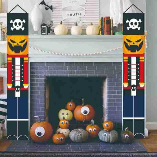Halloween Halloween Soldier Model Nutcracker Banner Couplet -  - #tag1#