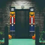 Halloween Halloween Soldier Model Nutcracker Banner Couplet tag1