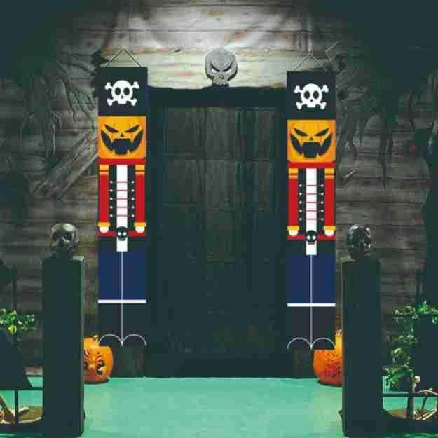 Halloween Halloween Soldier Model Nutcracker Banner Couplet -  - #tag1#
