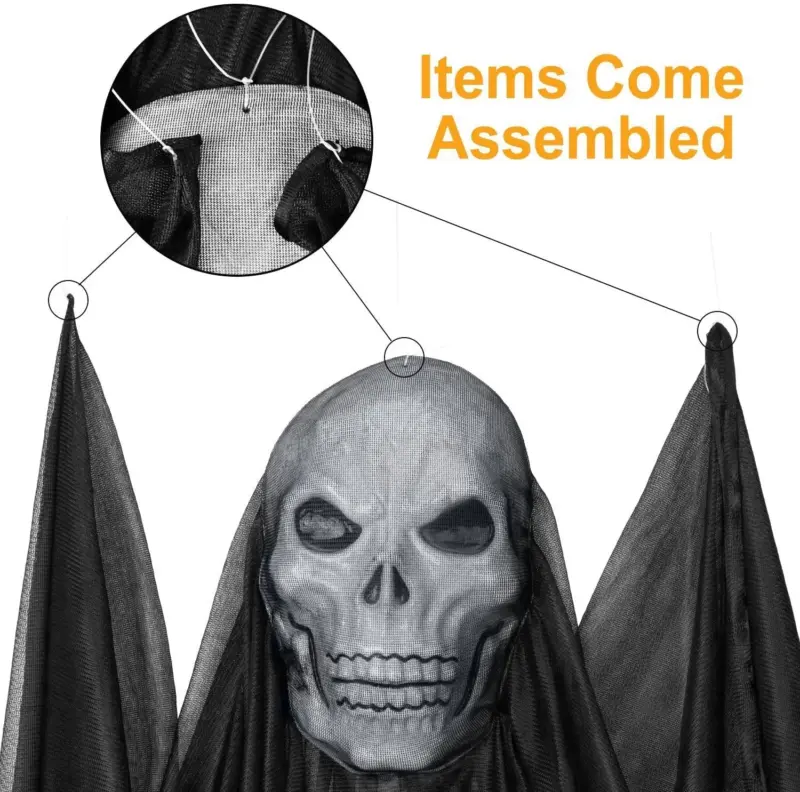 Halloween Hanging Ghost Prop tag1
