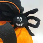 Halloween Hat Pumpkin Pillow Plush Toy tag1