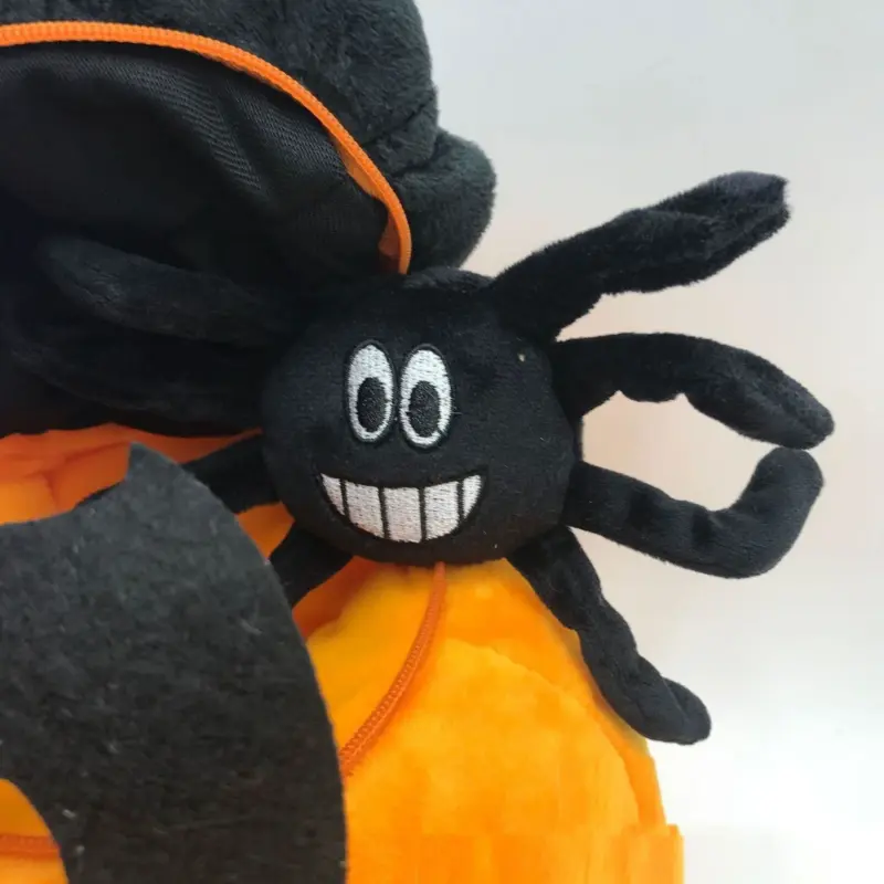 Halloween Hat Pumpkin Pillow Plush Toy tag1